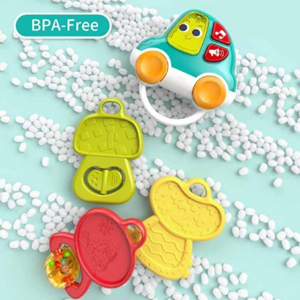 اسباب بازی جغجغه دندانگیر موزیکال طرح جاکلیدی هولی تویزHola Toys مدل A8996 _اسباب بازی نوزادی